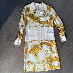 Hermès Silk Vintage Bird Print Dress – Hermès Paris for Bonwit Teller